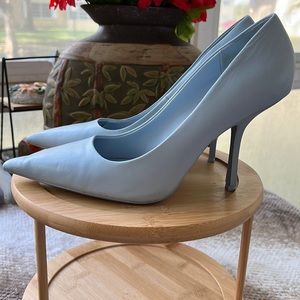 Zara heels in baby blue